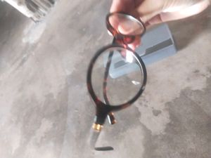 savana leopard print round glasses