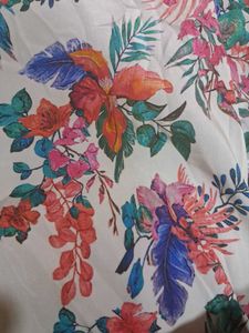 Floral Print Button-Up Shirt
