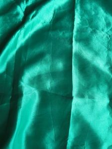 Beautiful Sea green Satin fabric material