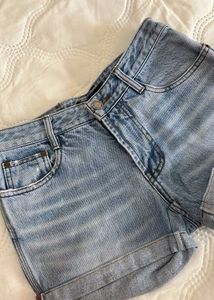 Light Wash Denim Shorts