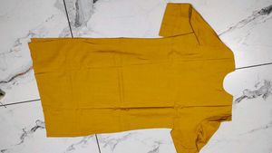 Embroidered Yellow Kurta