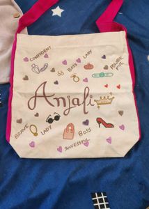 Customised personalised Tote Bag