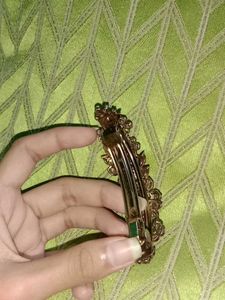 Sparkling Floral Hair Clip