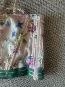 Floral Print Corset Bra Top