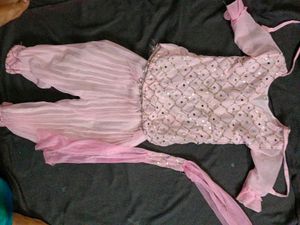 Beautiful Pink Sequined Kurta Set 3 to 4.5 years