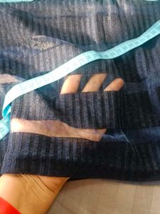 Striped Sheer transperant Top