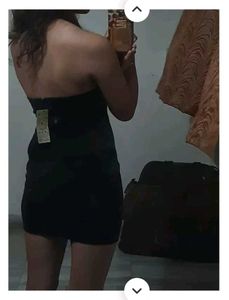 Chic Black Halter Cut-Out Mini Dress