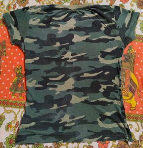 Camouflage Print T-Shirt