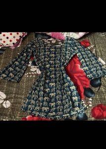 Both Elephant And  Print Mini Dress
