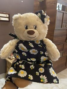 BAB Teddy Bear with  crochet Flower Pot