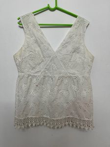 White Schiffili Tunic