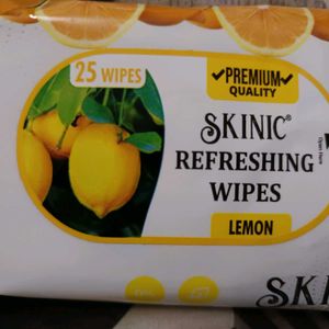 Skinic Refreshing Wipes Combo Pack of 3