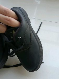 Black Lace-Up Shoes for Kids