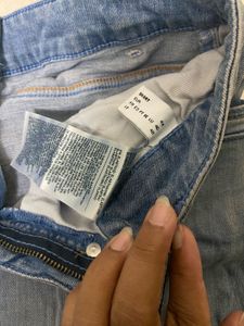 Light Wash Denim Shorts