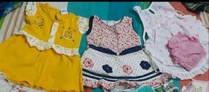 3 baby frocks