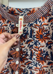 Anouk Strappy Boho Floral Print Kurta