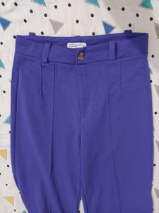 Vibrant Purple Wide-Leg Pants