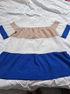Color Block Tiered Dress
