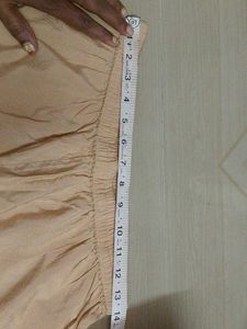 Embroidered Beige women pant