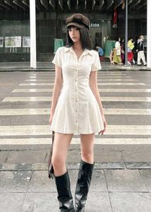 collared y2k dress