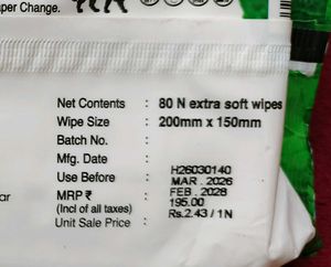 Babio Baby Wet Towels