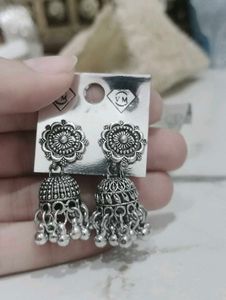 oxidised Jhumka Earrings 2ps for 200 only