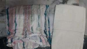 Pure Muslin Kurta Fabric With Pur Salwar Fabri