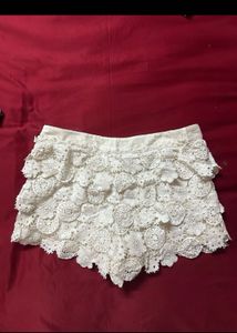 Boho Lace Crochet Shorts