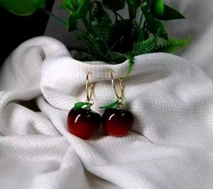 Cherry Drop Earrings