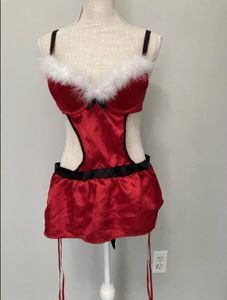 Festive Santa Costume Lingerie Set