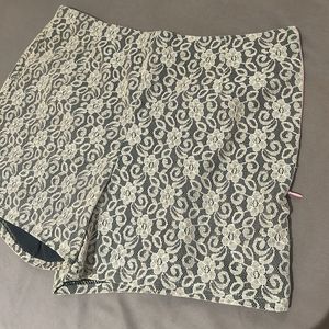 Lace High-Waisted Shorts
