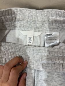 H&amp;M Grey Cotton Blend Sweatpants