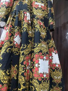 Elegant Printed Maxi Dress