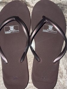 Brown Flip Flops
