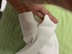 Comfortable White Ethnic Trousers
