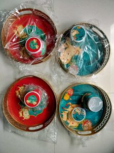 Decorative Pooja Thali Set