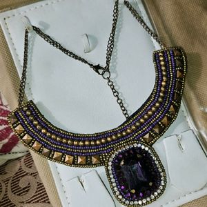 Purple Queens Neckpiece