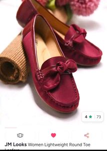 1. WOMEN RED LOAFERS @ 399