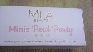 MILA BEAUTE Minis Pout Party Lipstick
