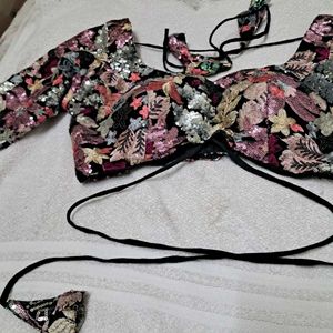 Bollywood Designer Partywear Sequin Lehenga Choli