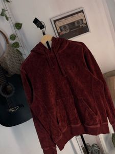 carhartt Maroon Velour Hoodie