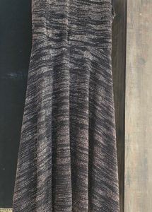 Sparkling Striped Fit & Flare Dress