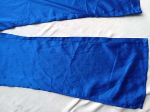 Vibrant Blue Flared Pants
