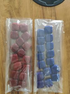 Vibrant Blue Square Beads