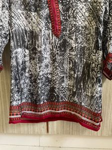 Stylish Printed Biba Kurta