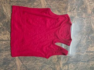 Classic pink Sleeveless Top