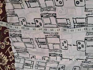 Sleeveless Robot Print Shirt