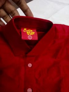 Combo Silk Shirts Free Dhoti