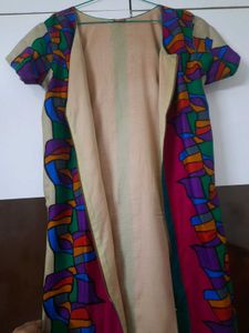 Abstract Print Kurta