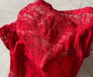 New Tezenis Red sheer Lace Camisole – Size M-L